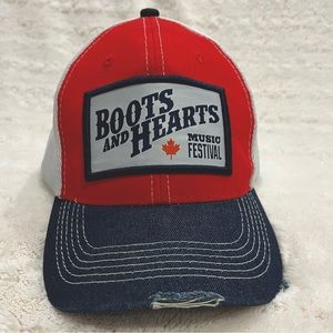 Boots and Hearts hat